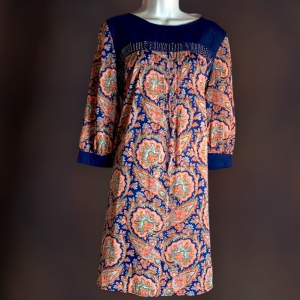 Anthropologie Atmosphere embroidered dress